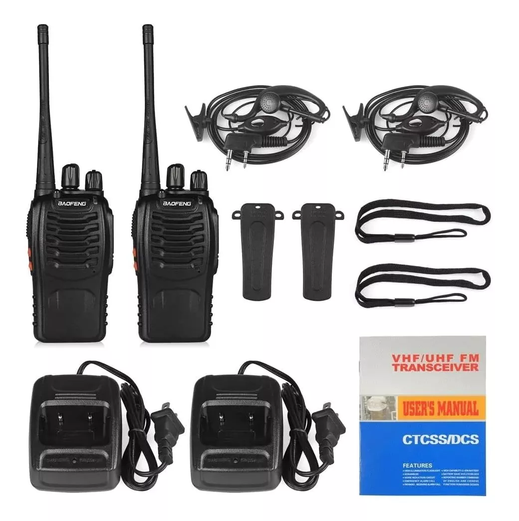 RADIOS COMUNICADORES WALKIE TALKIE BAOFENG Bf888s