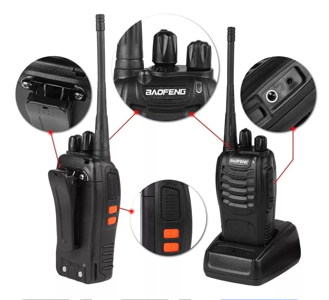 RADIOS COMUNICADORES WALKIE TALKIE BAOFENG Bf888s