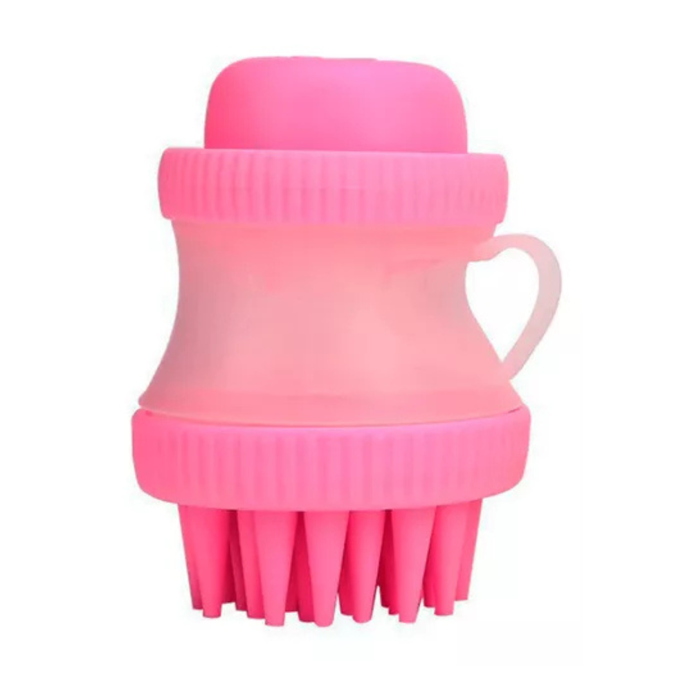 CEPILLO DISPENSADOR DE SHAMPOO PARA MASCOTAS
