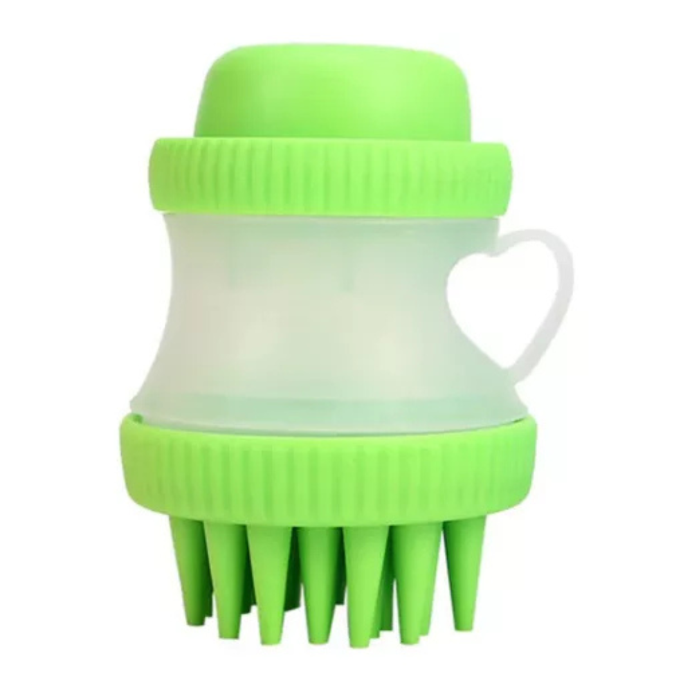 CEPILLO DISPENSADOR DE SHAMPOO PARA MASCOTAS