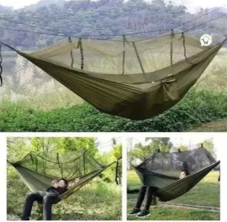 HAMACA CON TOLDILLO ANTIMOSQUITERO PARA DESCANSO