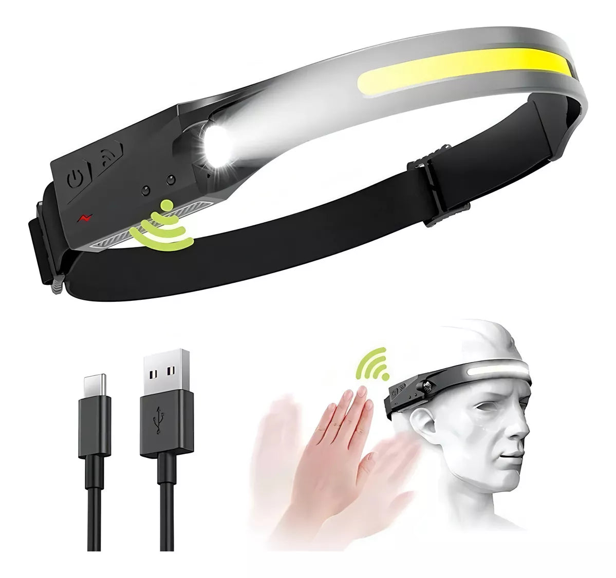 Linterna frontal - Iluminación directa