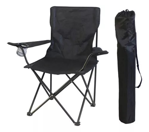 SILLA PLEGABLE CON SOPORTE PARA VASO