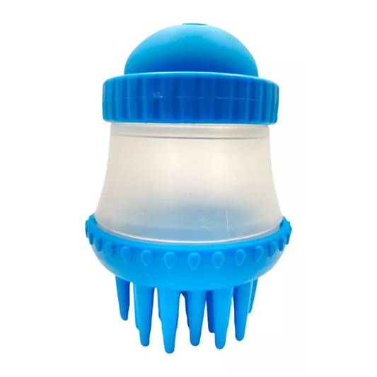 CEPILLO DISPENSADOR DE SHAMPOO PARA MASCOTAS