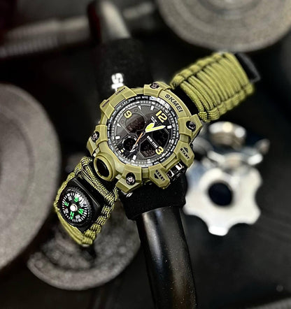 NUEVA OFERTA! RELOJ TÁCTICO ÚLTIMA GENERACIÓN SKMEI - FUERZA, ESTILO Y FUNCIÓN