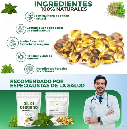 Aceite de Oregano OIL OF - OREGANO IMPORTADO 50%