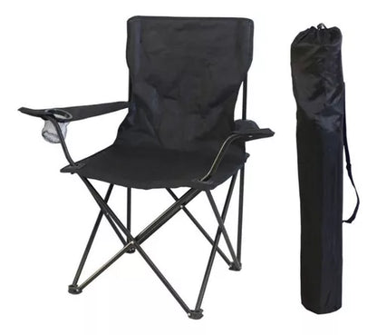 SILLA PLEGABLE CON SOPORTE PARA VASO
