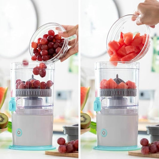 EXPRIMIDOR DE FRUTAS RECARGABLE PARA ZUMOS Y VITAMINAS