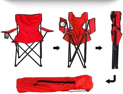 SILLA PLEGABLE CON SOPORTE PARA VASO